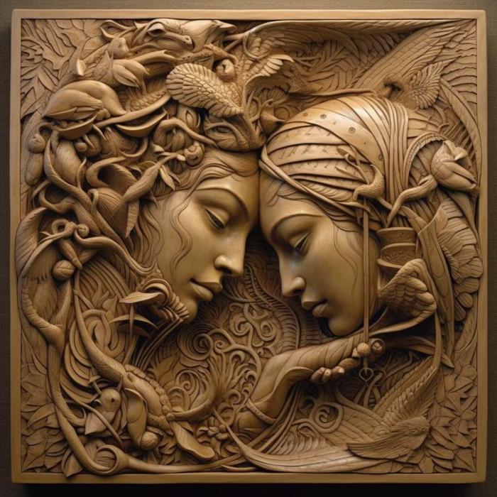 نموذج ثلاثي الأبعاد لآلة CNC 3D Art 